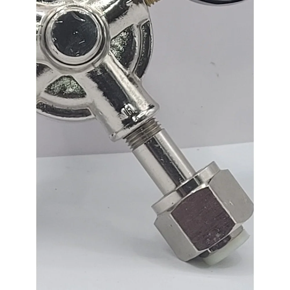 Danby CO2 Regulator Pressure Gauge Stainless Steel Beer Keg Read Description
